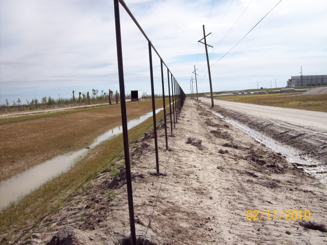 Major fence job